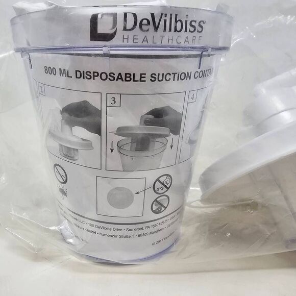 DEVILBISS 7305D-633 INT. FILTER DISP. CANISTER COMPLETE KIT ASSEMBLED NEW SEALED - Picture 4 of 4